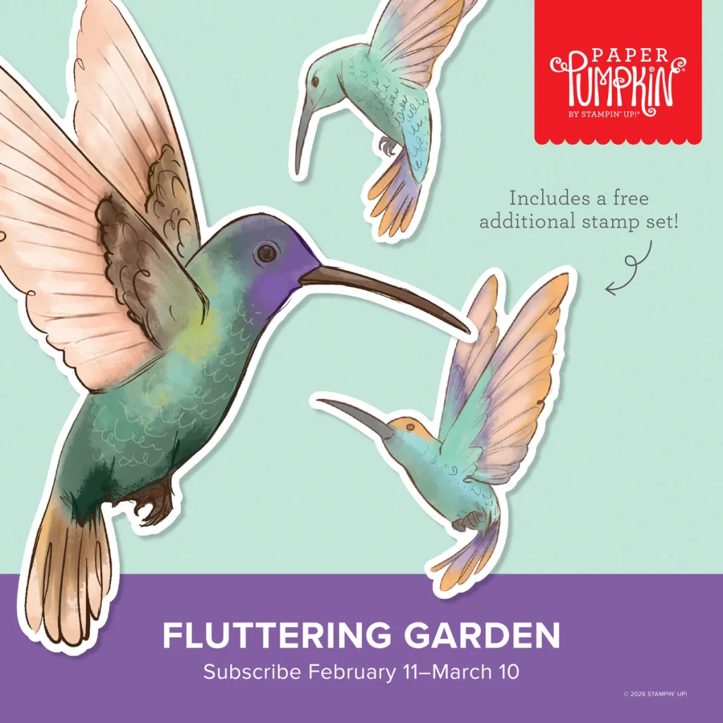 Fluttering Garden Paper Pumpkin promo